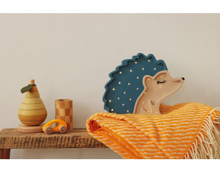 LITTLE LIGHTS Lampe Veilleuse H�risson Bleu - D�s 3 ans (1)