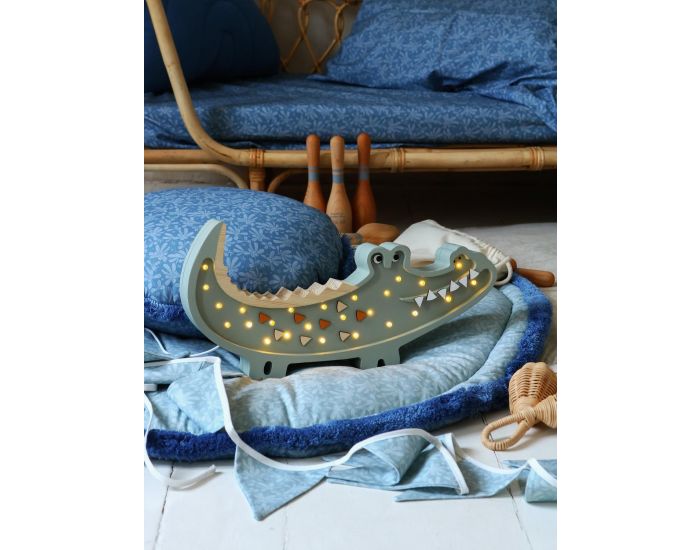 LITTLE LIGHTS Lampe Veilleuse Crocodile Kaki Pastel - D�s 3 ans (1)