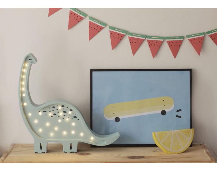 LITTLE LIGHTS Lampe Veilleuse Diplodocus Bleu - D�s 3 ans (3)