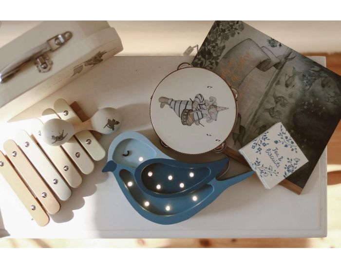 LITTLE LIGHTS Lampe Veilleuse Oiseau Bleu Denim - D�s 3 ans (3)