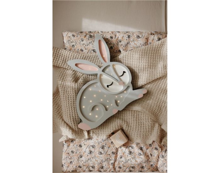 LITTLE LIGHTS Lampe Veilleuse Lapin Gris Clair - D�s 3 ans (2)