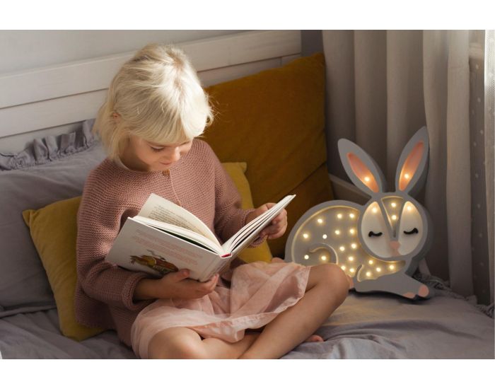 LITTLE LIGHTS Lampe Veilleuse Lapin Gris Clair - D�s 3 ans (3)
