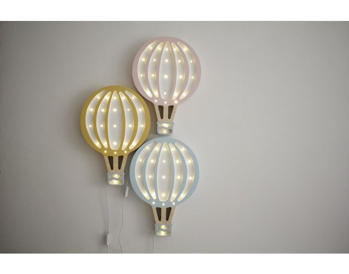 LITTLE LIGHTS Lampe Veilleuse Montgolfi�re Rose Poudr� - D�s 3 ans (3)