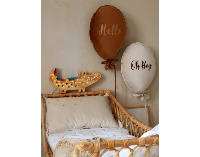 LITTLE LIGHTS Lampe Veilleuse Crocodile Bois Naturel - D�s 3 ans (2)