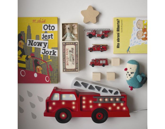 LITTLE LIGHTS Lampe Veilleuse Camion de Pompiers - D�s 3 ans (1)