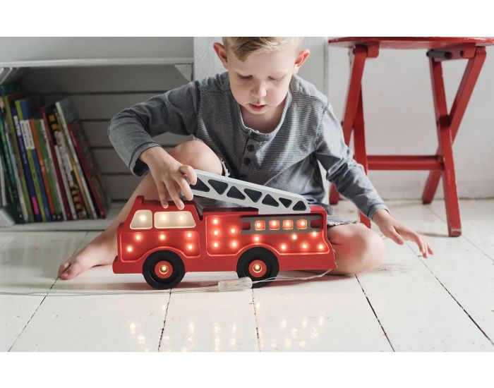 LITTLE LIGHTS Lampe Veilleuse Camion de Pompiers - D�s 3 ans (2)