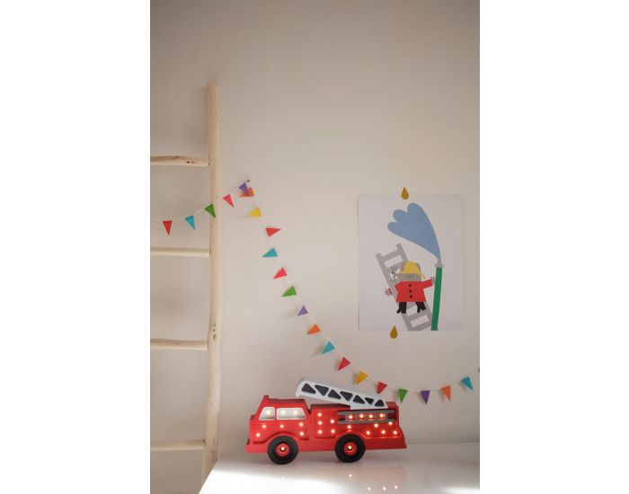 LITTLE LIGHTS Lampe Veilleuse Camion de Pompiers - D�s 3 ans (3)