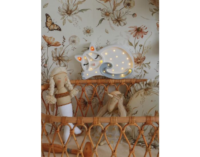 LITTLE LIGHTS Lampe Veilleuse Chat Blanc - D�s 3 ans (1)