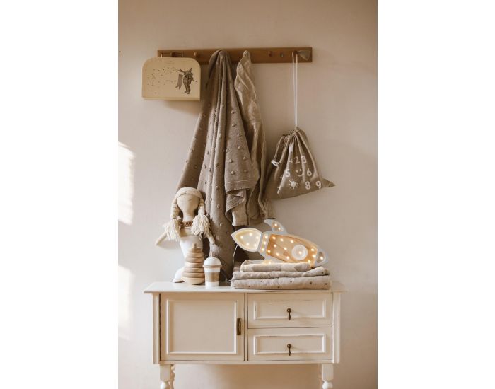 LITTLE LIGHTS Lampe Veilleuse Fus�e - Gris Clair - D�s 3 ans (3)