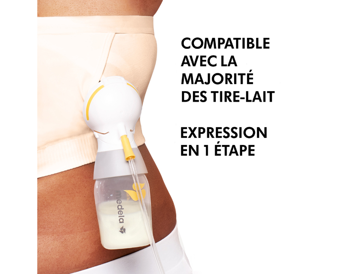 MEDELA Bustier Mains Libres pour Tire-Lait - Chair L (3)