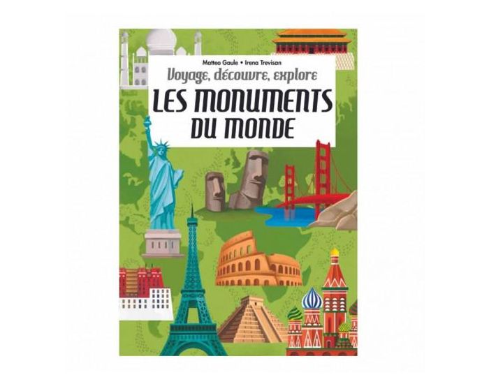 SASSI JUNIOR Puzzle & Livre - Voyage, Dcouvre, Explore, Les Monuments Du Monde - Ds 3 Ans (2)