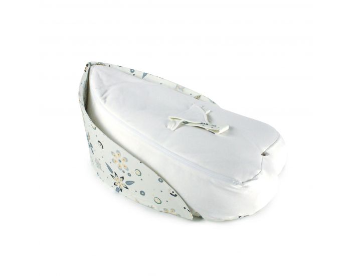 NATURNA Coussin de Maternit� Multifonctions Bio - Transat feuille 4 en 1 - Fleur du Guatemala Ecru (4)