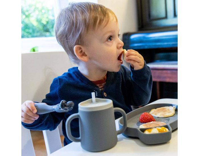 TUM TUM Set de couverts en Silicone  (2)