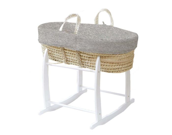 PREMIERS MOMENTS Couffin en feuilles de Palmier et Coton Bio - Perle (6)