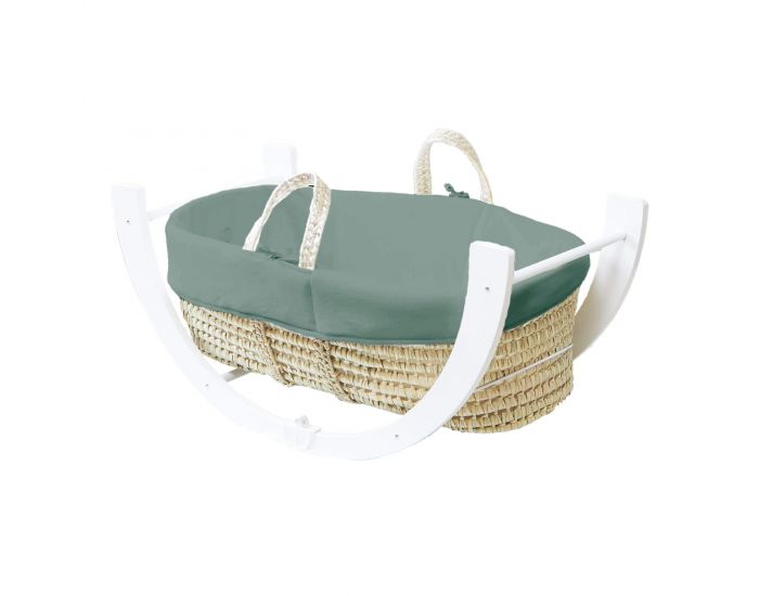 PREMIERS MOMENTS Couffin en feuilles de Palmier et Coton Bio - For�t (5)