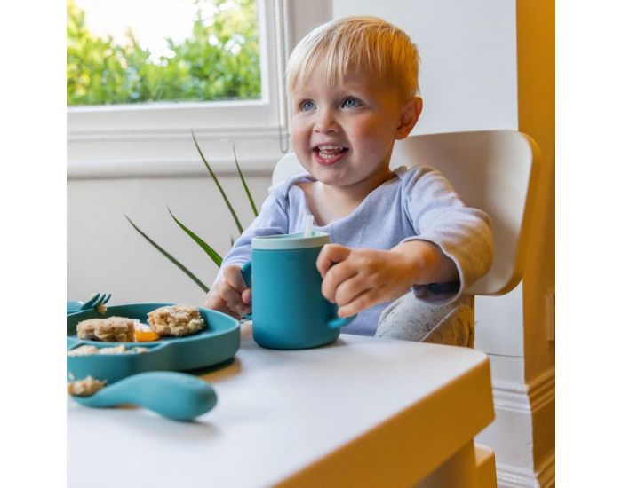 TUM TUM Lot de 2 Pailles en Silicone + 1 Brosse  (1)