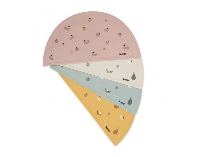 MINENE Set de table en silicone alimentaire - Fruits - D�s 6 mois (3)