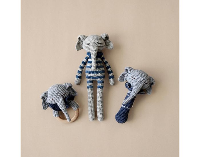 PATTI OSLO Hochet Grelot Anneau de dentition El�phant - 15 cm - D�s la naissance (2)