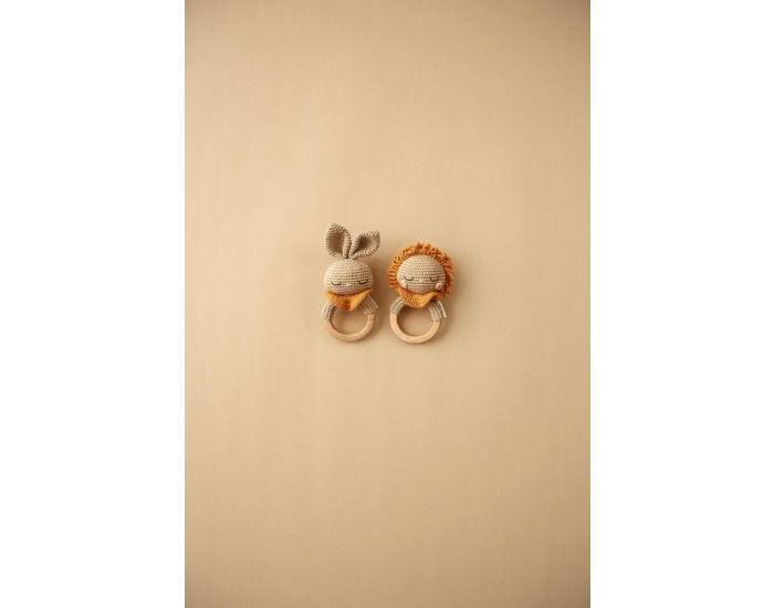 PATTI OSLO Hochet Grelot Anneau de dentition Lion - 15 cm - D�s la naissance (3)