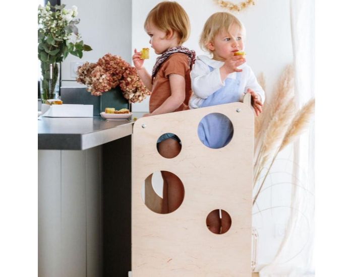 MONTI FAMILY La Tour d'Observation Montessori Multi-Usages - 2 Places (1)