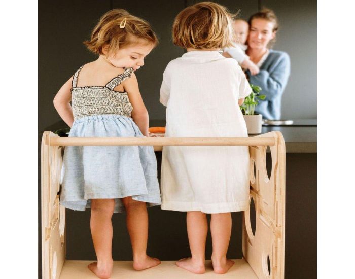 MONTI FAMILY La Tour d'Observation Montessori Multi-Usages - 2 Places (2)