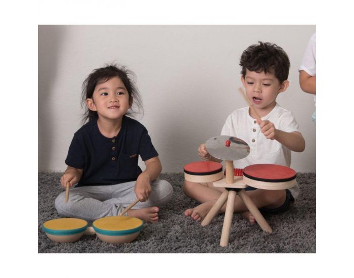 PLAN TOYS Double Tambour (1)