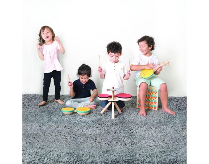 PLAN TOYS Double Tambour (2)