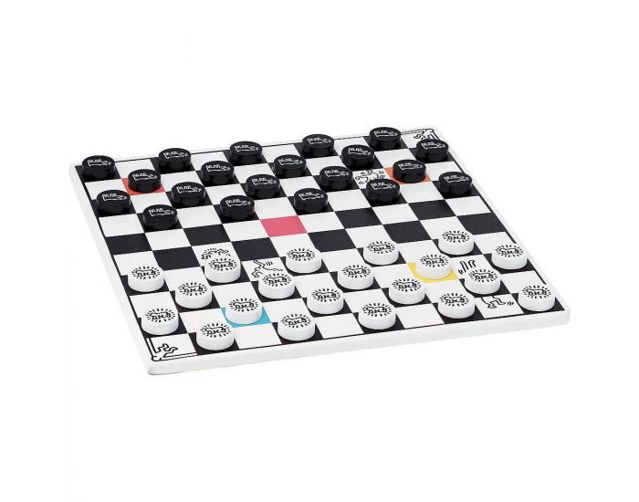 VILAC Jeu de Dames Backgammon Keith Haring (2)