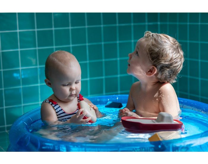 PLAN TOYS Grand bateau modulable rouge 21 cm - D�s 2 ans (3)