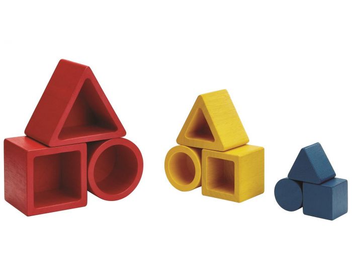 PLAN TOYS Puzzle d'encastrement 3 formes - D�s 12 mois (2)