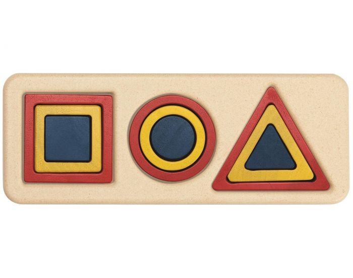 PLAN TOYS Puzzle d'encastrement 3 formes - D�s 12 mois (3)