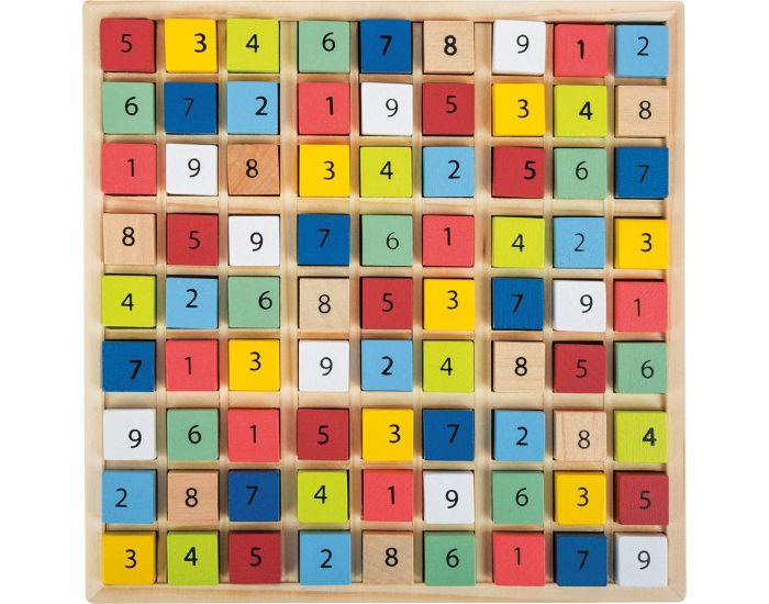 SMALL FOOT COMPANY Sudoku multicolore - Ds 6 ans (2)