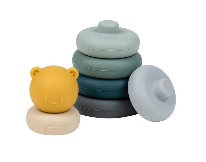 NATTOU Tour � Empiler en Silicone - D�s 12 mois (1)