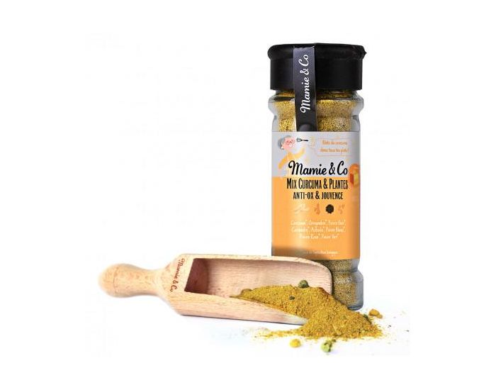 MAMIE & CO Mix Et Plantes Curcuma Access Au Gingembre, Coriandre Et Ac�rola Bio (1)