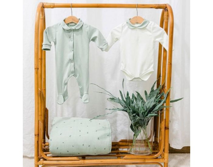 GLOOP! Pyjama B�b� L�ger Bio - Organic Green (1)