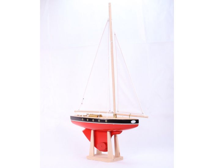 MAISON TIROT Voilier Le Tirot rouge 40cm - D�s 3 ans (2)