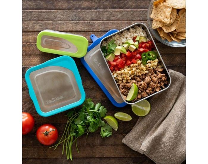 KLEAN KANTEEN Lunch Box Inox Set de 3 Multi couleurs (5)