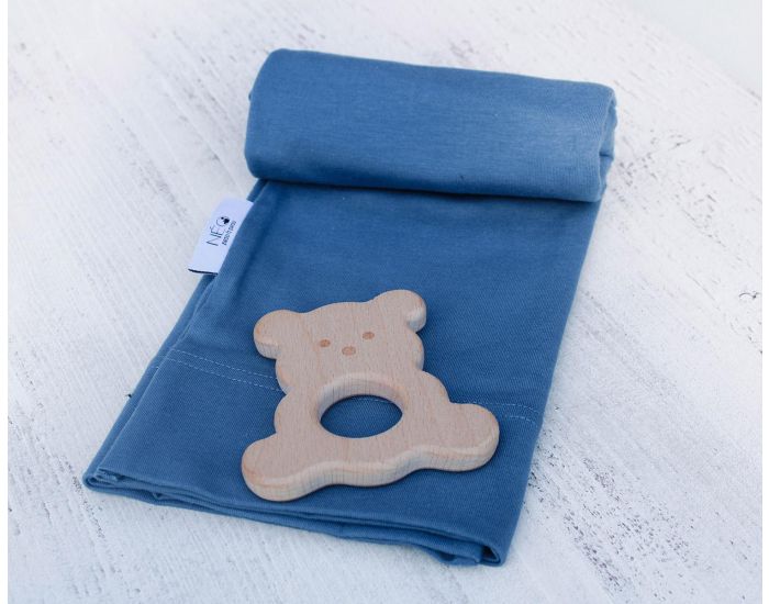 N�O PEAU � PEAU Bandeau Peau � Peau - Bleu Jean (2)