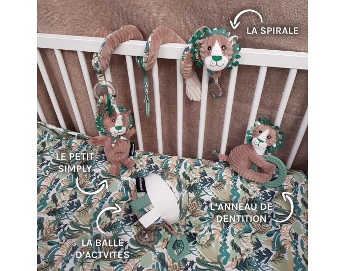 LES D�GLINGOS Spirale d'Activit�s - J�l�kros le Lion - D�s 12 mois (2)