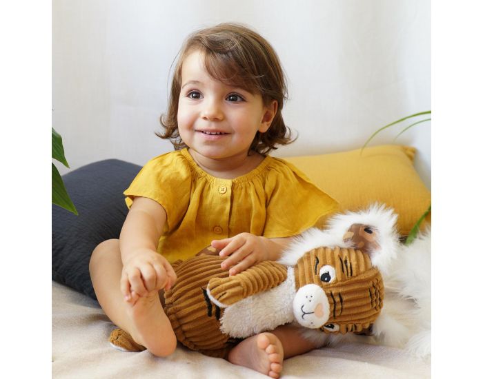 LES D�GLINGOS Peluche - Speculos le Tigre - D�s 12 mois  (2)