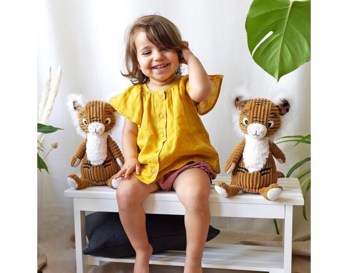 LES D�GLINGOS Peluche - Speculos le Tigre - D�s 12 mois  (3)