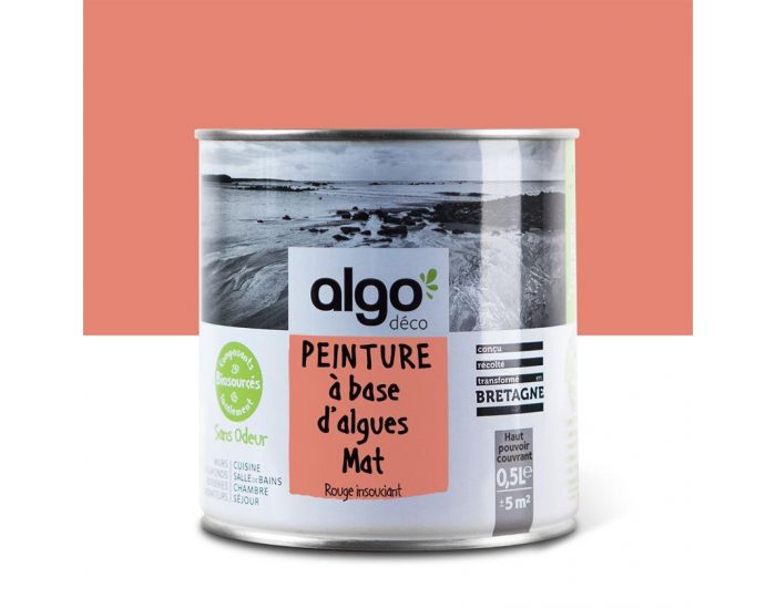ALGO PAINT Peinture Saine et Ecologique Algo - Rouge Insouciant (1)