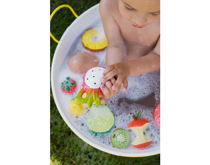 OLI ET CAROL Anneau de Dentition - Fuscia le Fruit du Dragon (2)