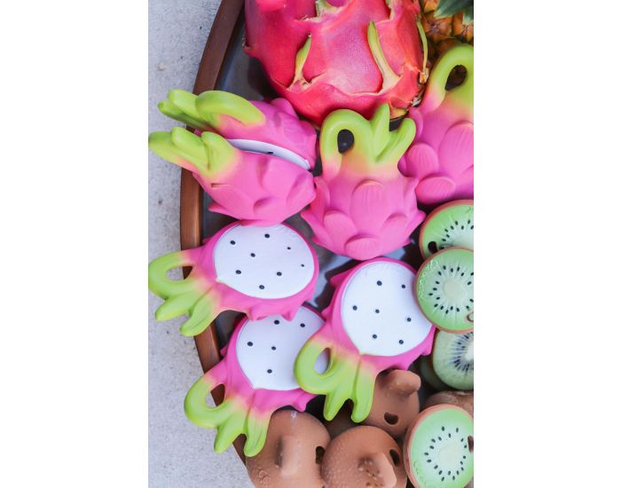 OLI ET CAROL Anneau de Dentition - Fuscia le Fruit du Dragon (5)