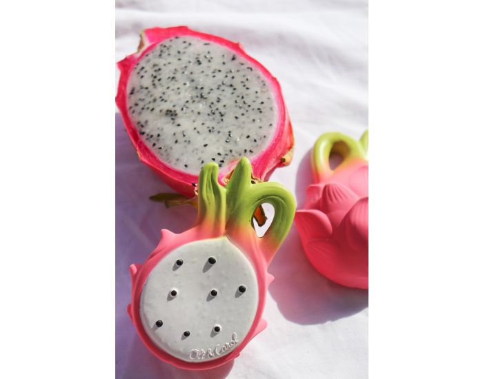 OLI ET CAROL Anneau de Dentition - Fuscia le Fruit du Dragon (6)