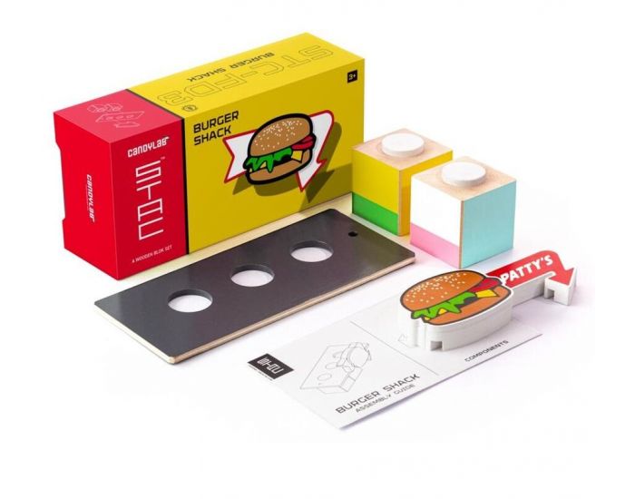 CANDYLAB TOYS Cabane Burger Food (2)