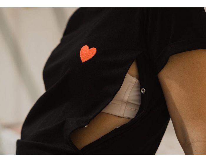 MILKI TRAIN T-Shirt D'Allaitement - Two Hearts One Beat (3)