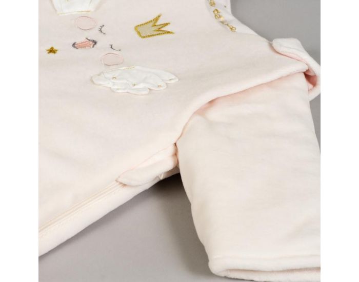 LITTLE CREVETTE Gigoteuse hiver avec manches Princesse Swan (2)