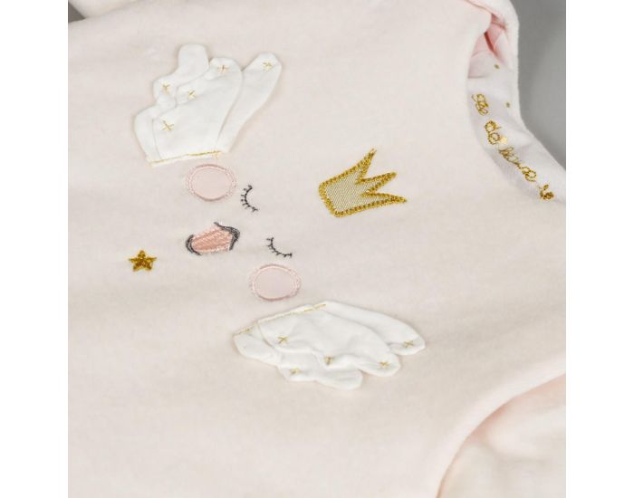 LITTLE CREVETTE Gigoteuse hiver avec manches Princesse Swan (5)