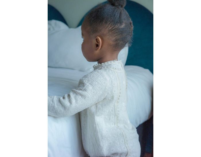 MARSOU Barboteuse en Coton Bio Marsou x Isabelle - Ecru (1)